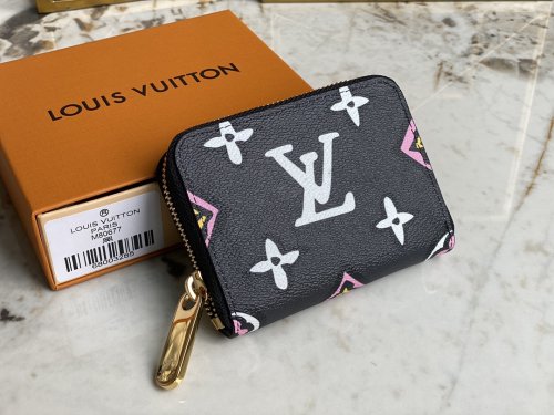 Louis Vuitton Zippy Coin Purse Autres Toiles Monogram in Black - Small Leather Goods M80677