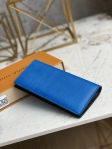 Louis Vuitton Brazza Wallet Epi Leather in Blue - Small Leather Goods M80788