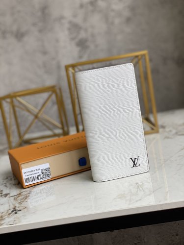 Louis Vuitton Brazza Wallet Epi Leather in White - Small Leather Goods M80788 Louis Vuitton Brazza Wallet Epi Leather in White - Small Leather Goods M80788