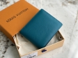 Louis Vuitton Wallet Multiple LV AEROGRAM in Blue - Men - Small Leather Goods M81026