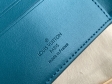 Louis Vuitton Wallet Multiple LV AEROGRAM in Blue - Men - Small Leather Goods M81026
