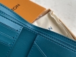 Louis Vuitton Wallet Multiple LV AEROGRAM in Blue - Men - Small Leather Goods M81026