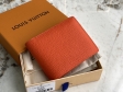 Louis Vuitton Wallet Multiple LV AEROGRAM in Orange - Men - Small Leather Goods M81026