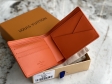 Louis Vuitton Wallet Multiple LV AEROGRAM in Orange - Men - Small Leather Goods M81026