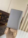 Louis Vuitton Pocket Organizer LV AEROGRAM in Grey - Men - Small Leather Goods M81028