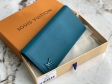 Louis Vuitton Brazza Wallet LV AEROGRAM in Blue - Men - Small Leather Goods M81153