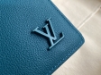 Louis Vuitton Brazza Wallet LV AEROGRAM in Blue - Men - Small Leather Goods M81153