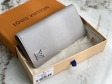 Louis Vuitton Brazza Wallet LV AEROGRAM in Grey - Men - Small Leather Goods M81153