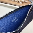 Louis Vuitton Taigarama Coin Card Holder Men M30270 Cobalt Navy Blue