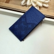 Louis Vuitton Taigarama Coin Card Holder Men M30270 Cobalt Navy Blue