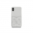 Louis Vuitton Taigarama iPhone XS Max Bumper Wallet M30277 White Silver