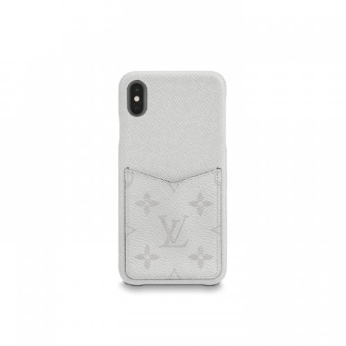 Louis Vuitton Taigarama iPhone XS Max Bumper Wallet M30277 White Silver Louis Vuitton Taigarama iPhone XS Max Bumper Wallet M30277 White Silver