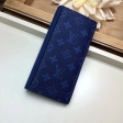 Louis Vuitton Taigarama Brazza Wallet Men M30297 Cobalt Navy Blue