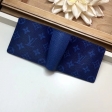 Louis Vuitton Taigarama Multiple Wallet Men M30299 Cobalt Navy Blue