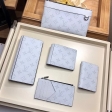 Louis Vuitton Taigarama Multiple Wallet Men M30300 White