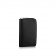 Louis Vuitton Zippy Coin Purse Vertical Taiga Leather in Black - Men - Small Leather Goods M30511