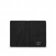 Louis Vuitton Pocket Organizer Taiga Leather in Black - Men - Small Leather Goods M30537