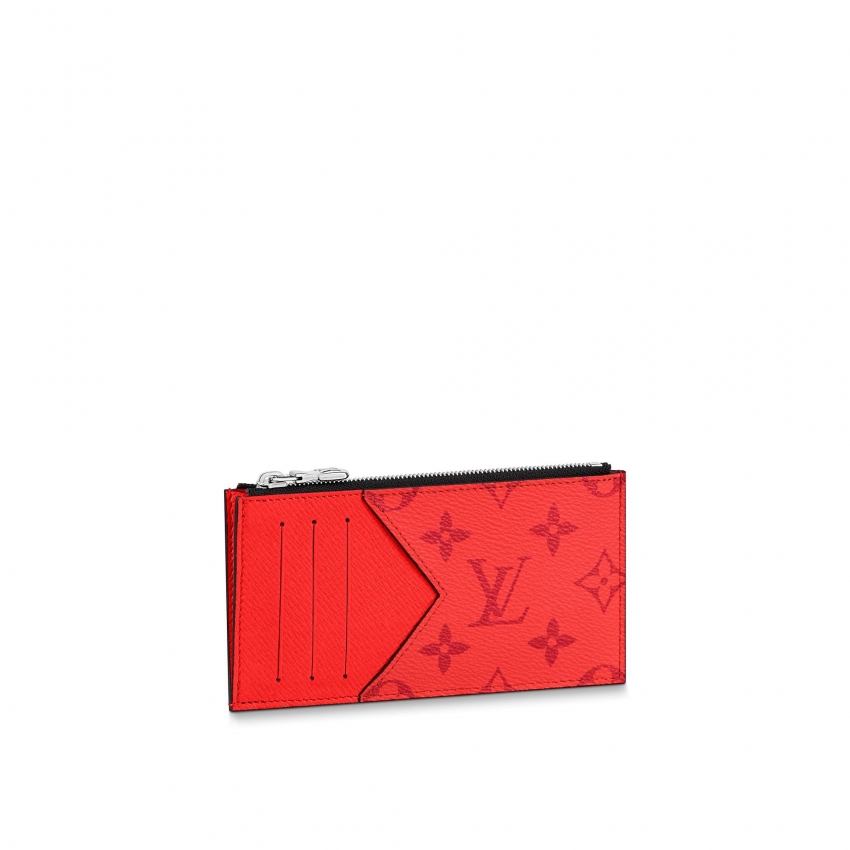 Louis Vuitton Coin Card Holder K45 in Red - Men - Small Leather Goods M30829