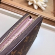 Louis Vuitton Monogram Canvas Iconic Zippy Wallet M41894 Rose Ballerine