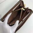 Louis Vuitton Monogram Canvas Iconic Zippy Wallet M42616 Brown