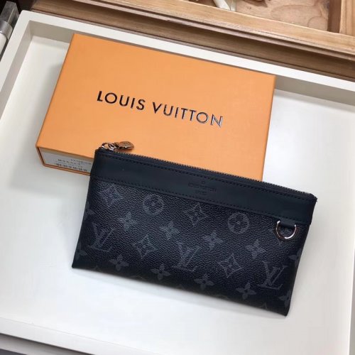 Louis Vuitton Monogram Eclipse Discovery Pochette PM M44323 Louis Vuitton Monogram Eclipse Discovery Pochette PM M44323