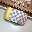 Louis Vuitton Damier Azur Canvas Zoé Wallet N60220 Pineapple Yellow