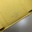 Louis Vuitton Damier Azur Canvas Zoé Wallet N60220 Pineapple Yellow