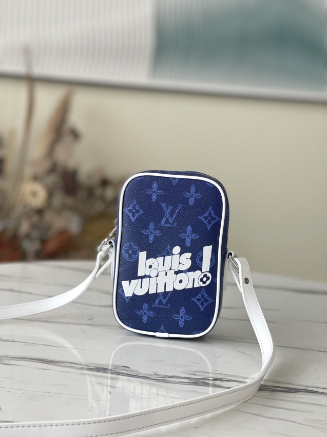 Louis Vuitton Danube PPM Other Leathers in Blue - Men - Bags M45893