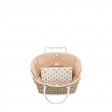 Louis Vuitton Neverfull MM Monogram Empreinte Leather Kaki / Beige - Women Handbags M46102
