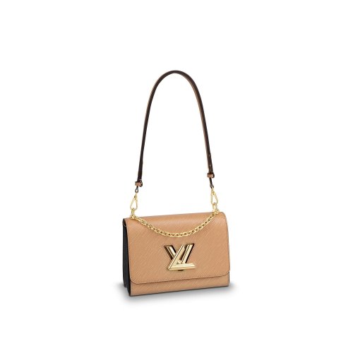 Louis Vuitton Twist MM Epi Leather in Caramel - Women - Handbags M51884