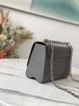 Louis Vuitton Twist MM Epi Leather Etain Metallic Gray - Women - Handbags M56530
