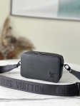 Louis Vuitton Alpha Wearable Wallet LV AEROGRAM in Black - Men - Bags M59161