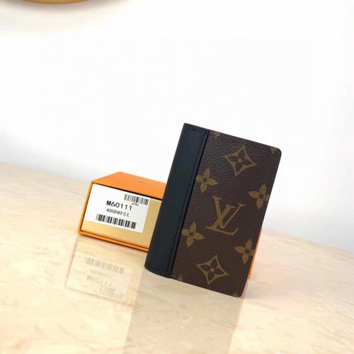 Louis Vuitton Monogram Macassar Canvas Pocket Organizer M60111 Louis Vuitton Monogram Macassar Canvas Pocket Organizer M60111