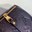 Louis Vuitton Monogram Empreinte Leather Key Pouch Holds M60633 Noir