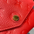 Louis Vuitton Monogram Empreinte Leather Key Pouch Holds M60634 Cerise