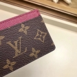 Louis Vuitton monogram canvas Card Holder M60703 Fuchsia