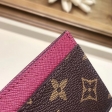 Louis Vuitton monogram canvas Card Holder M60703 Fuchsia