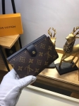 Louis Vuitton Monogram Canvas Pallas Compact Wallet M60990 Noir