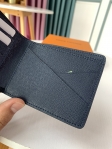 Louis Vuitton Designer Wallet for Men in Epi Leather M61825 Navy Blue