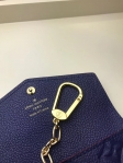 Louis Vuitton Monogram Empreinte Leather Key Pouch Holds M62017 Marine rouge