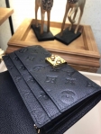 Louis Vuitton Monogram Empreinte Leather Metis Wallet M62458 Noir