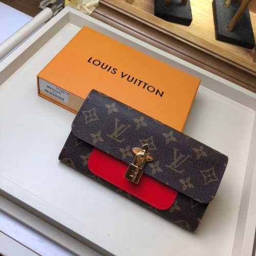Louis Vuitton Monogram Canvas Flower Wallet M62566 Coquelicot