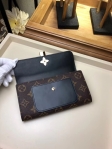 Louis Vuitton Monogram Canvas Flower Wallet M62577 Noir