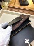 Louis Vuitton Monogram Canvas Flower Wallet M62577 Noir