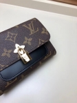 Louis Vuitton Monogram Canvas Flower Compact Wallet M62578 Noir