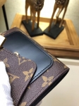 Louis Vuitton Monogram Canvas Flower Compact Wallet M62578 Noir