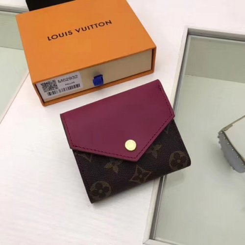 Louis Vuitton Monogram Canvas Zoé Wallet M62932 Fuchsia