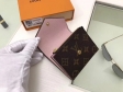 Louis Vuitton Monogram Canvas Zoé Wallet M62933 Rose Ballerine