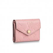 Louis Vuitton Monogram Empreinte Leather Zoé Compact Wallet M62936 Rose poudre