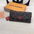 Louis Vuitton Monogram Canvas Emilie Wallet M62941 Rouge